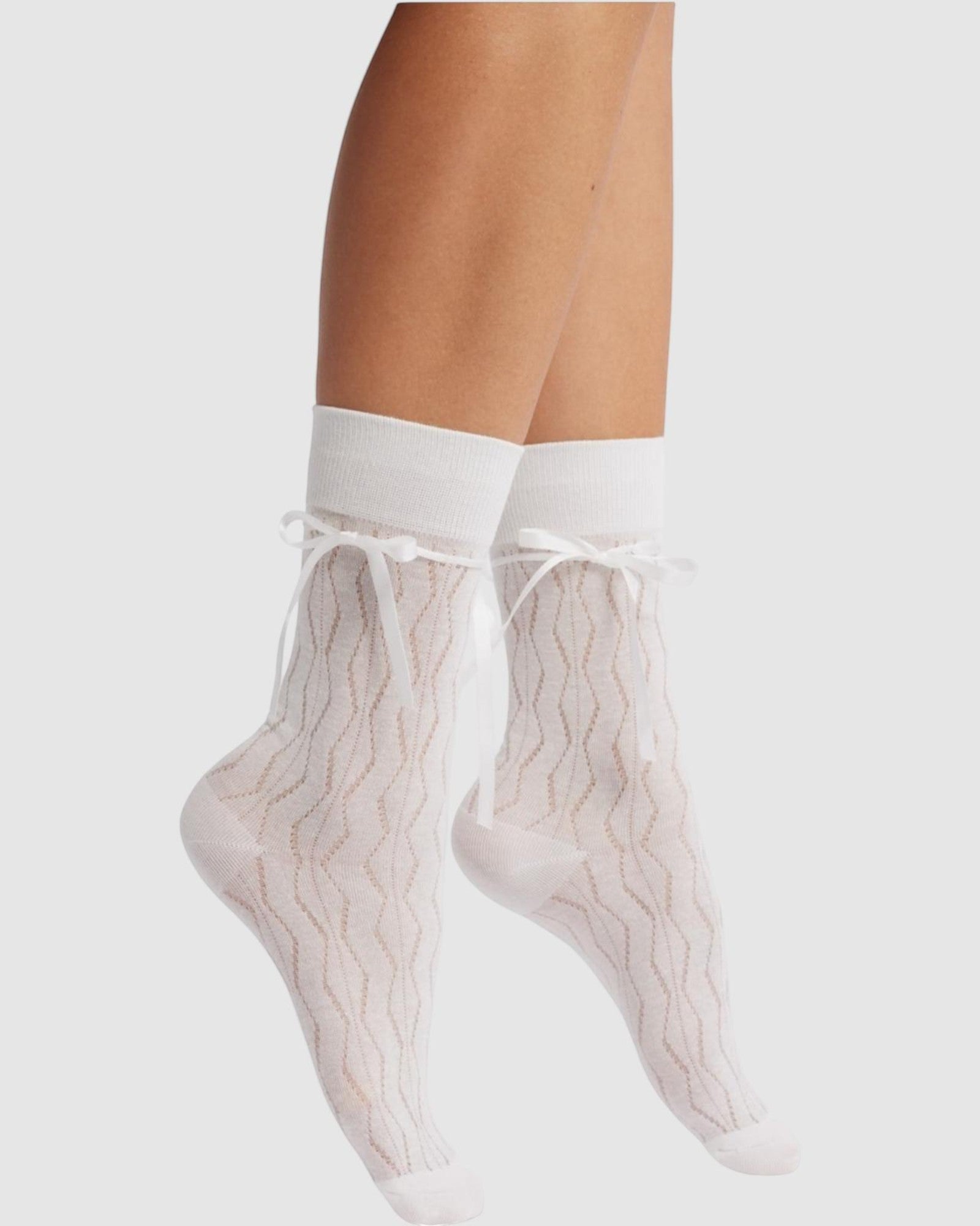 Bella Satin Bow Socks