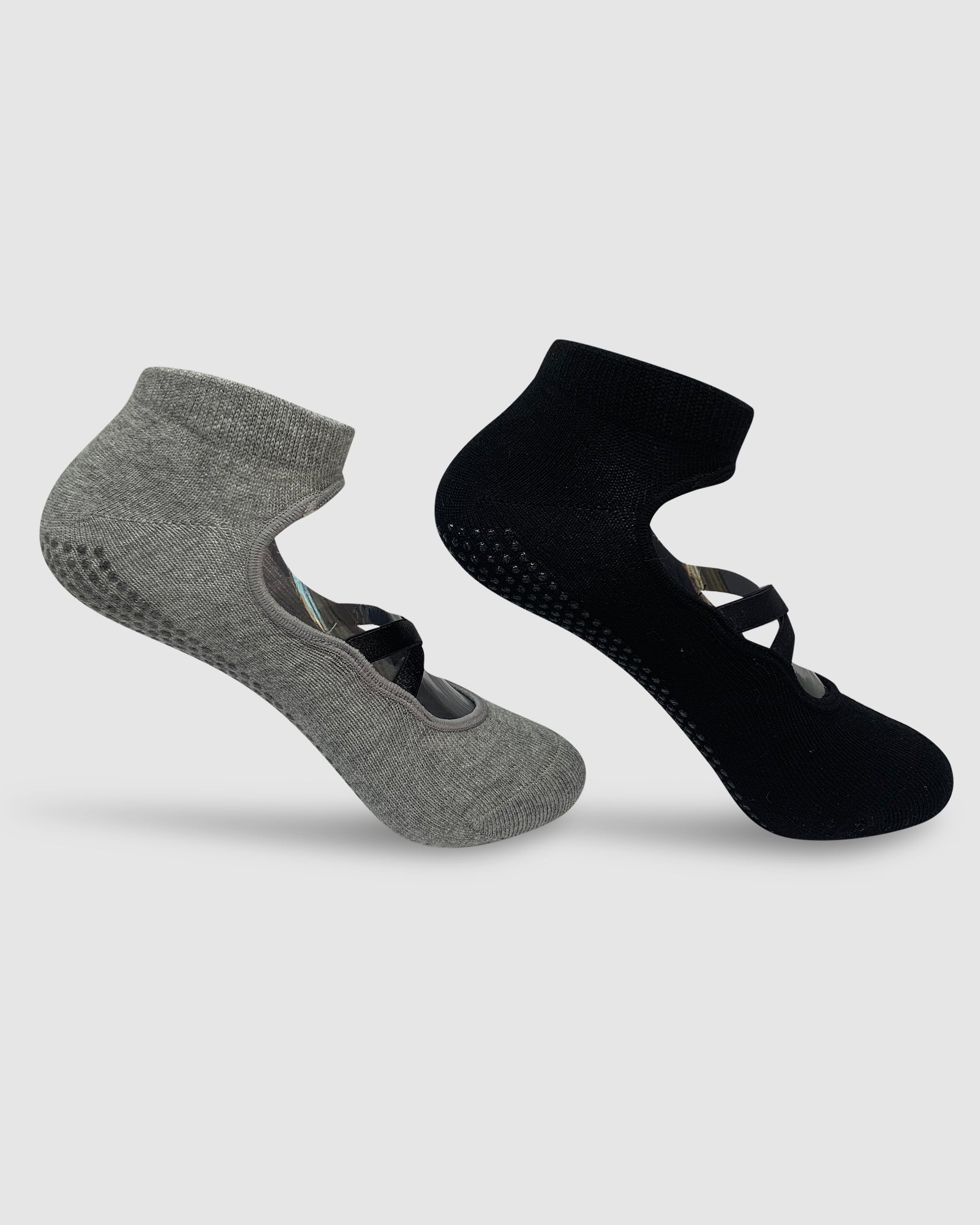 Pilates Grip Socks - 2 Pack