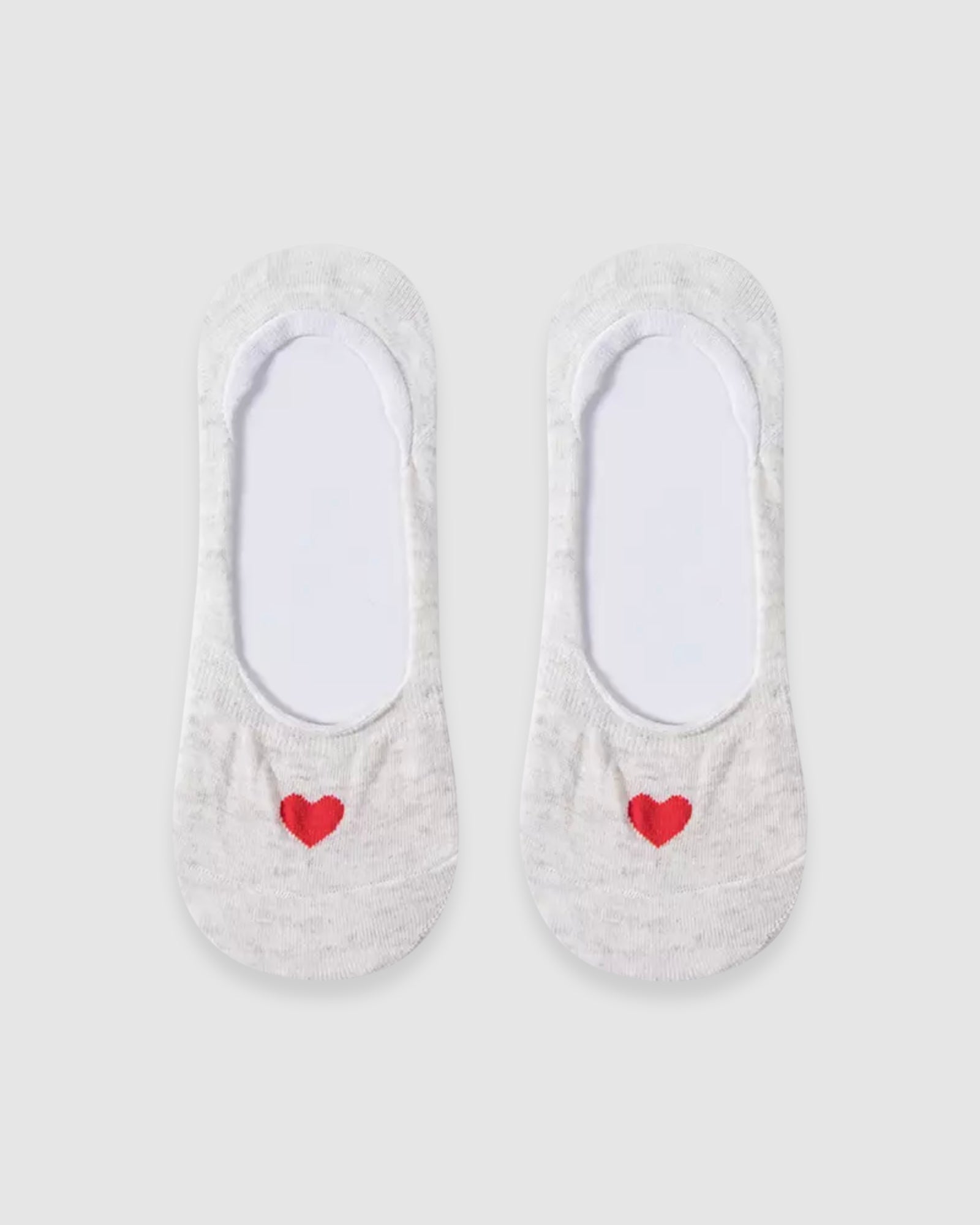 Secret Heart No-Show Sock - 3 Pack
