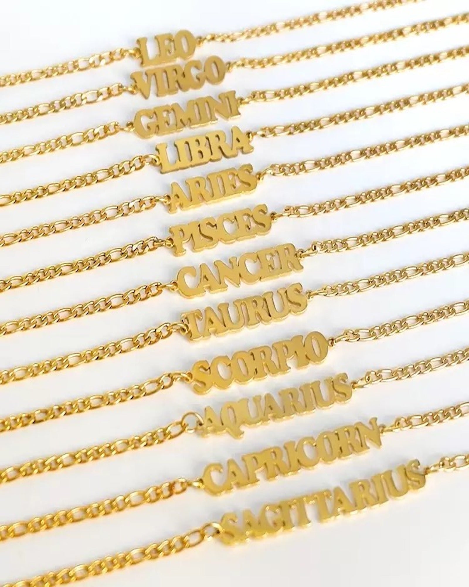 Horoscope Gold Anklet and Sock Set - Libra