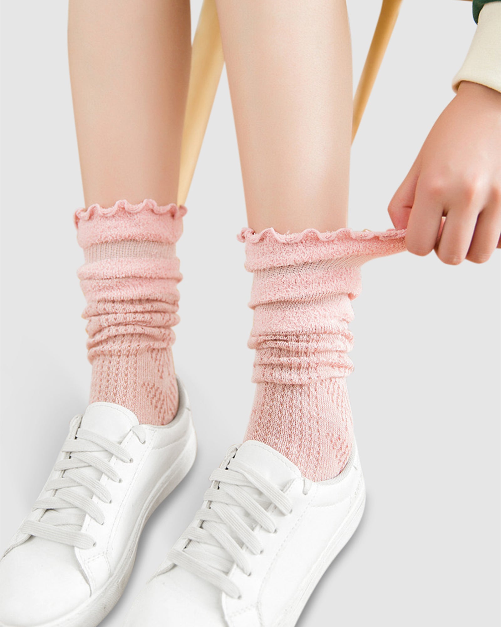 Folk Law Socks - Pink