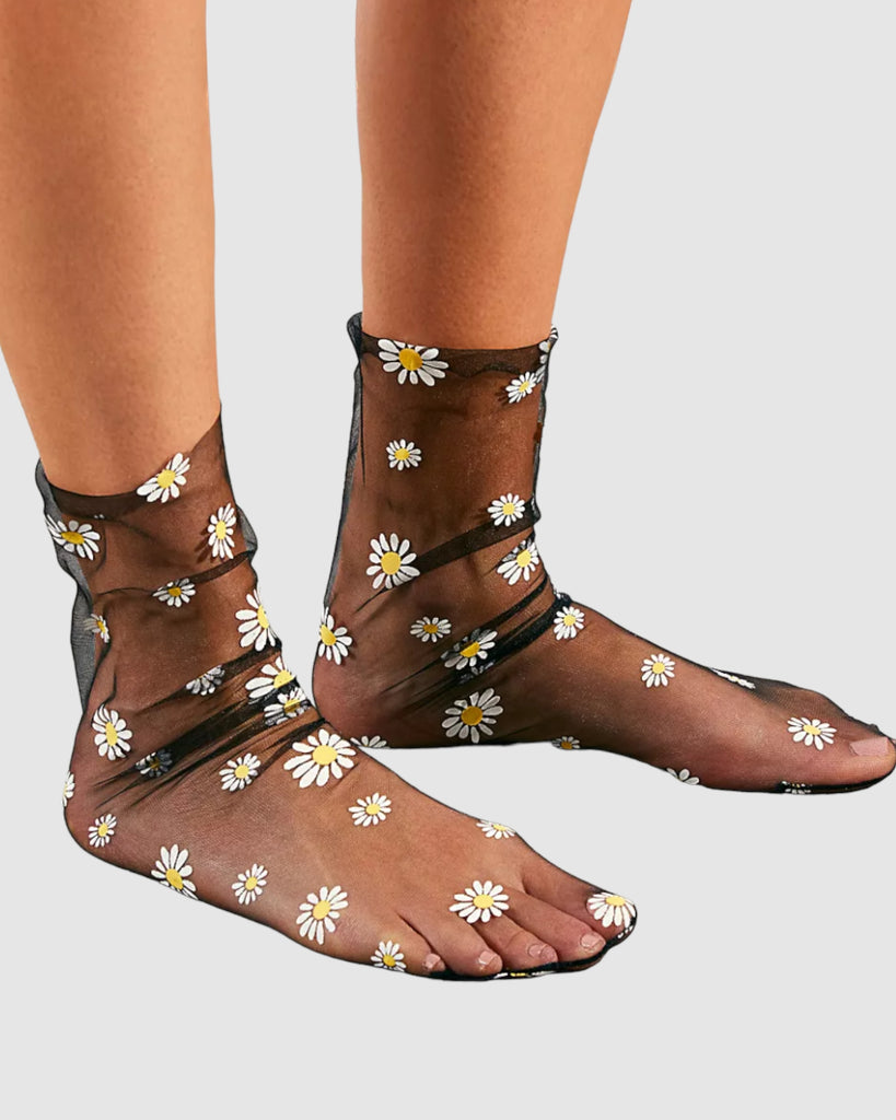 Daisy Tulle Socks