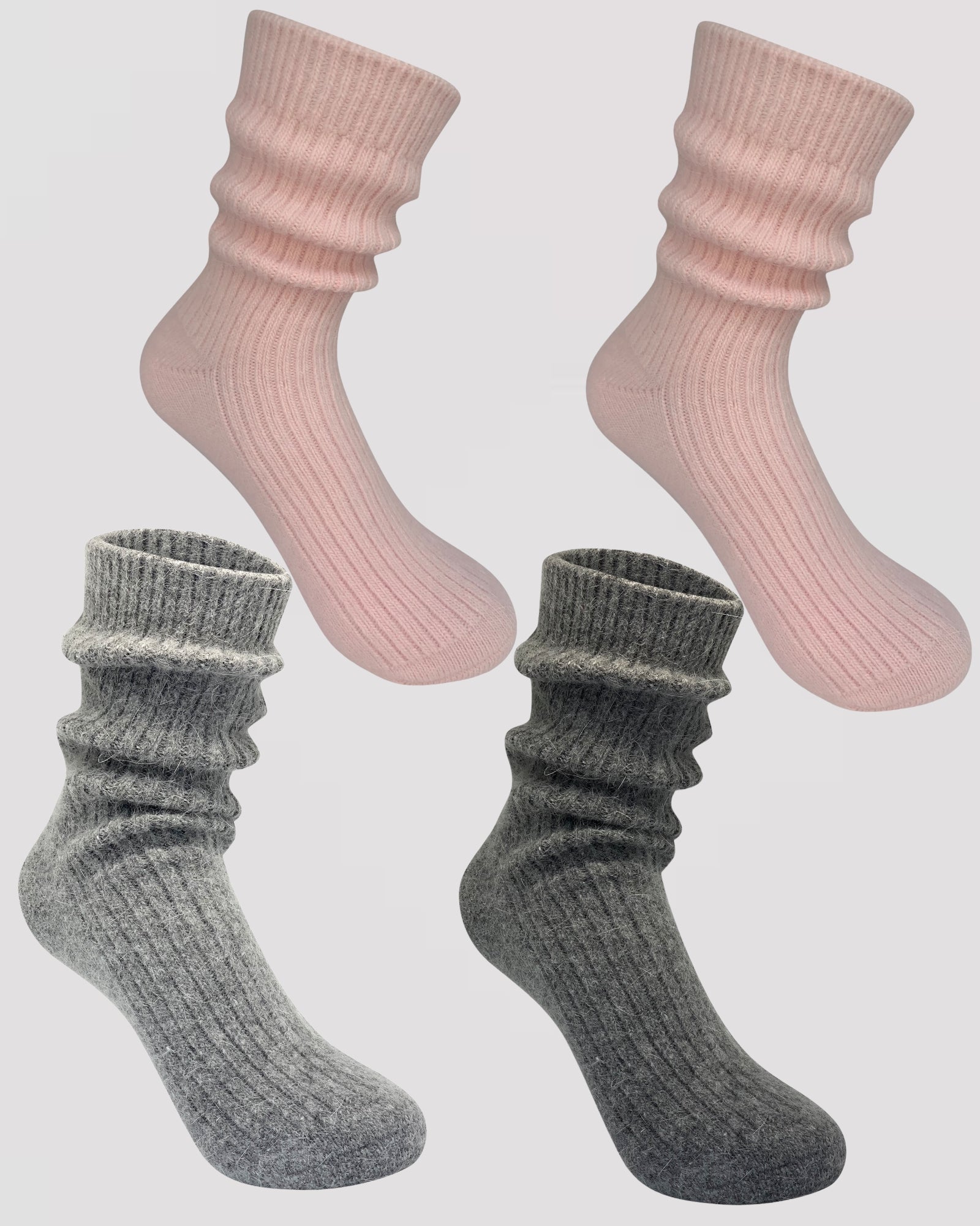 Luxe Cashmere Sock Gift Set Of Four Pairs