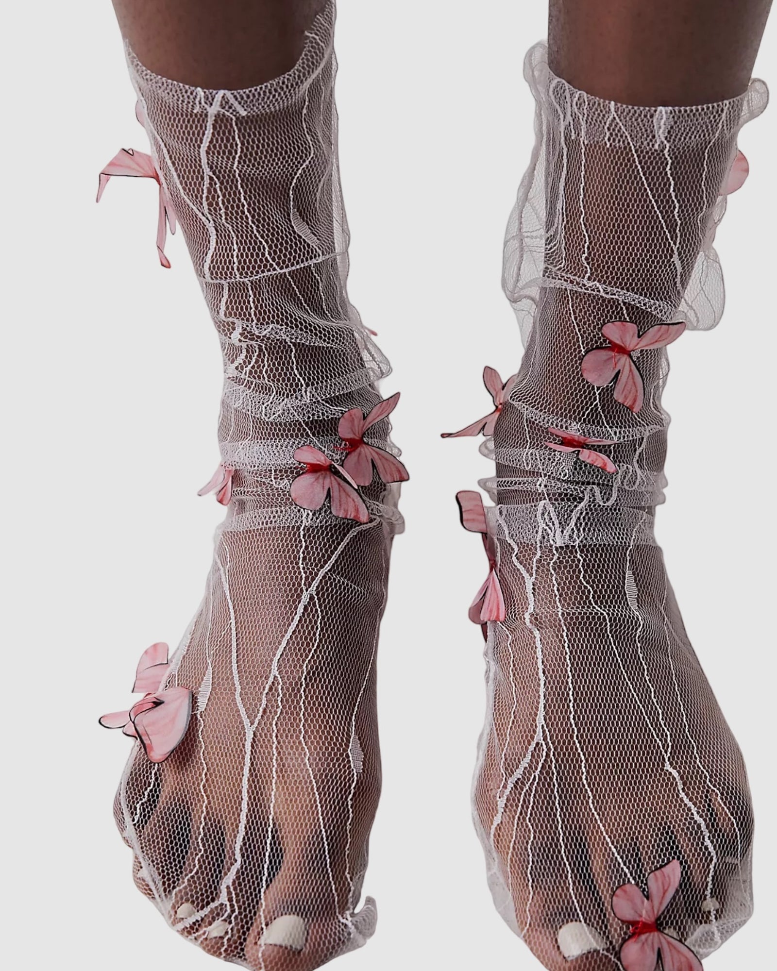 Papillon Tulle Sock