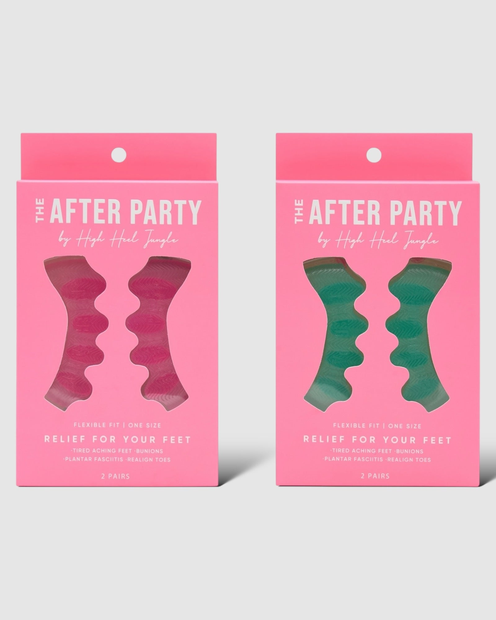 The After Party Silicon Gel Toe Separators & Foot Relief Alignment Socks - Value Bundle
