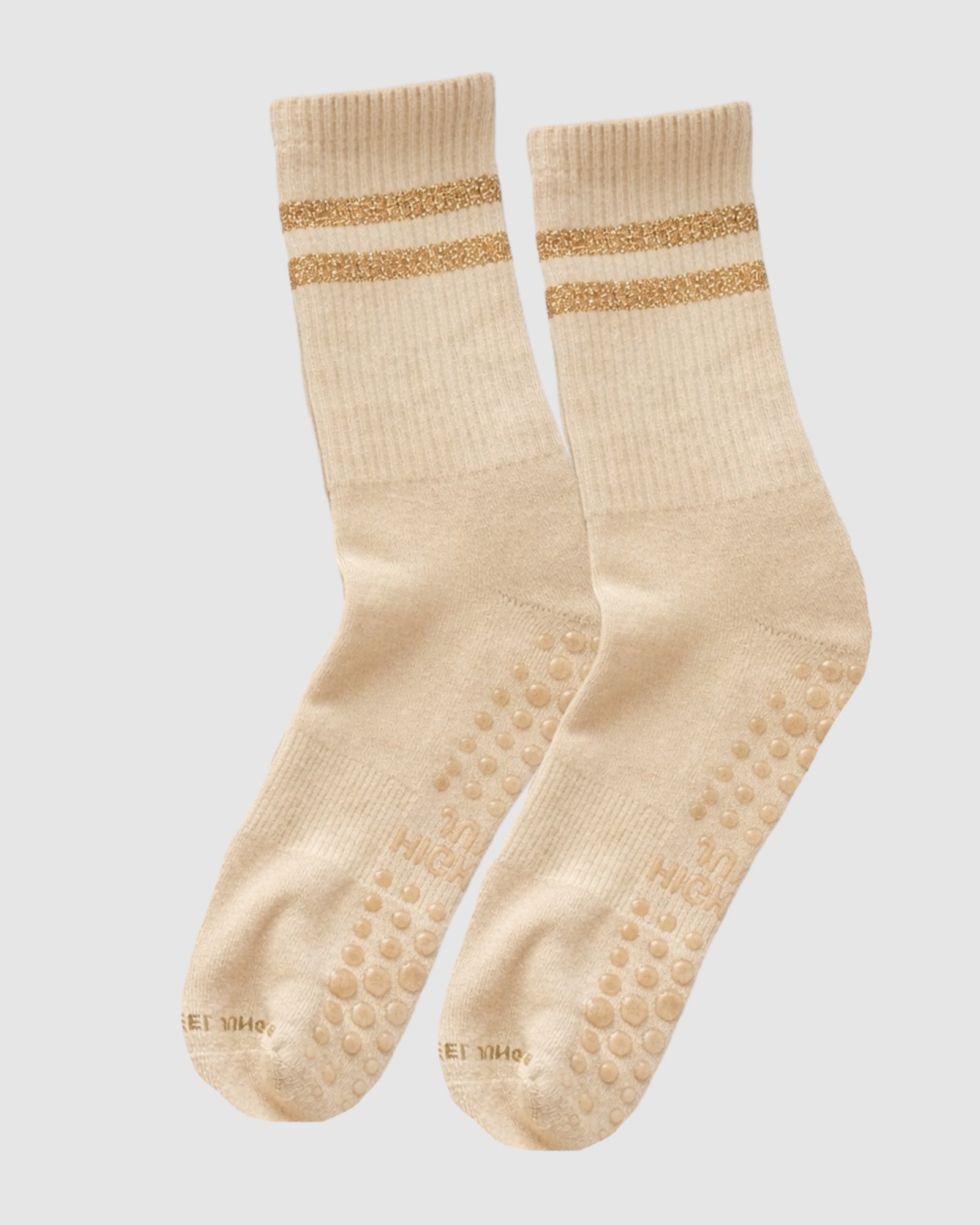 Varsity Pilates Yoga Grip Socks - 3 Pack Iced Coffee