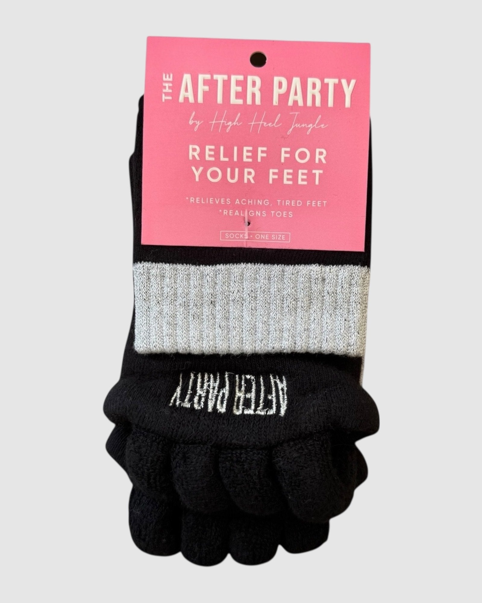 The After Party Foot Relief Socks - Black
