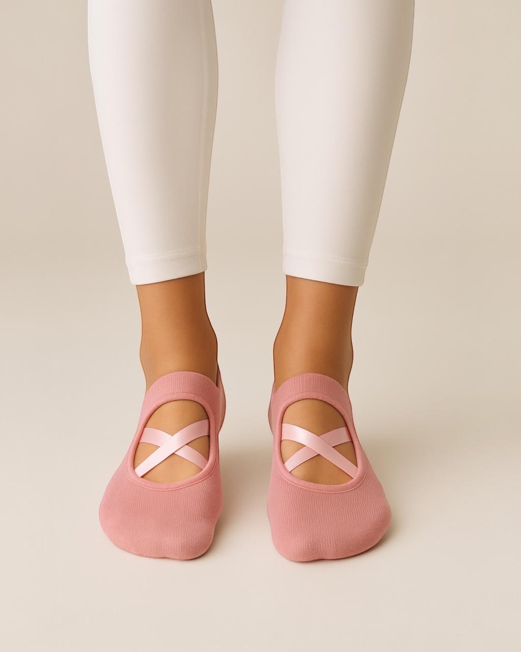 Pilates Grip Socks - 2 Pack