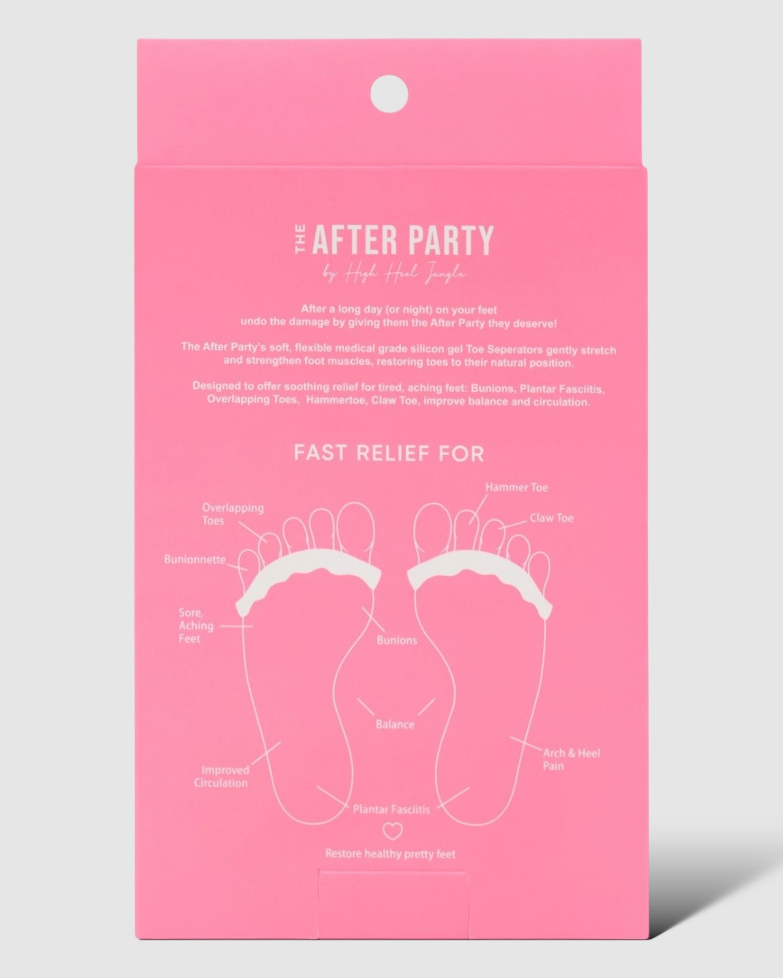 The After Party Silicon Gel Toe Separators & Foot Relief Alignment Socks - Value Bundle