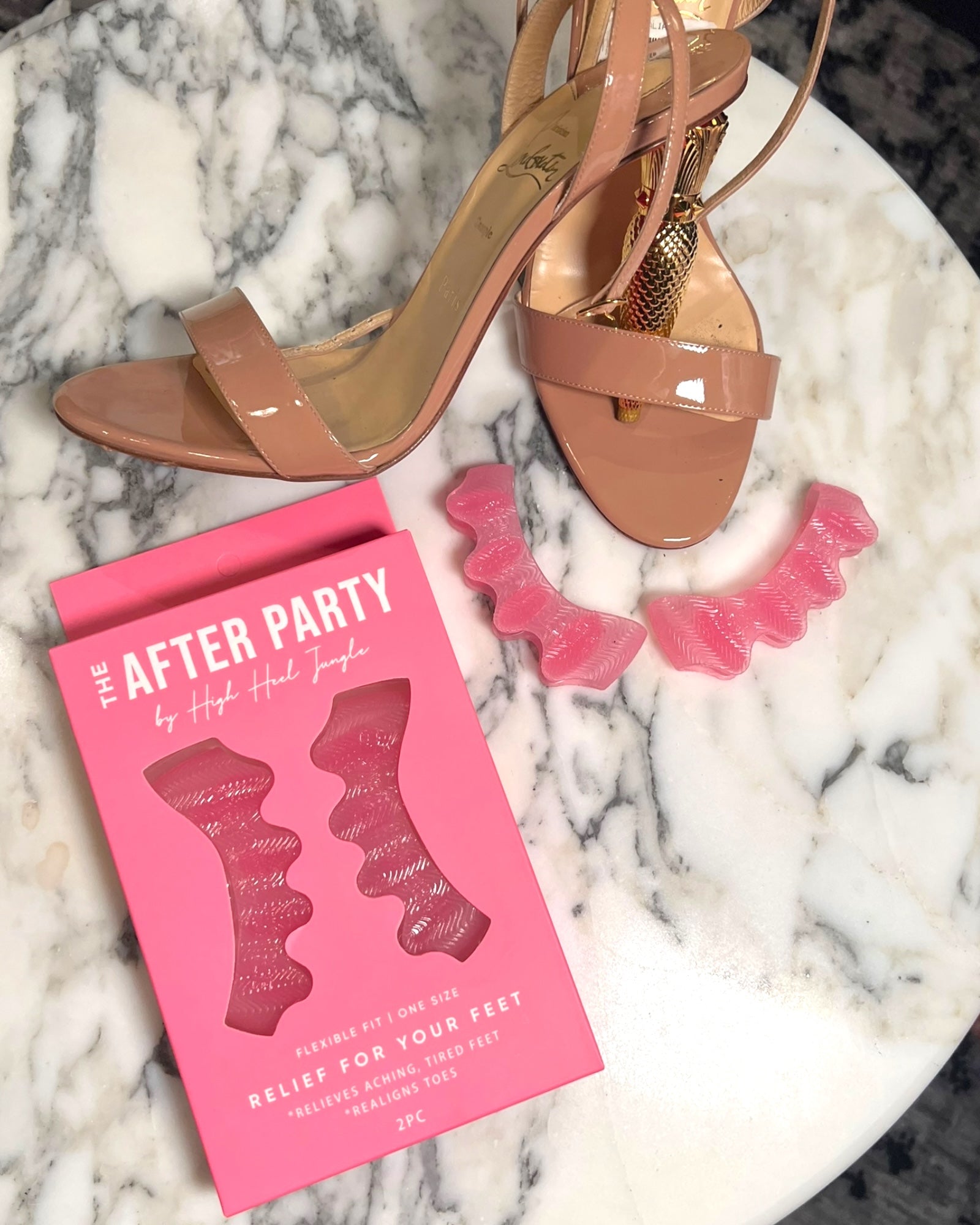 The After Party Silicon Gel Toe Separators & Foot Relief Alignment Socks - Value Bundle