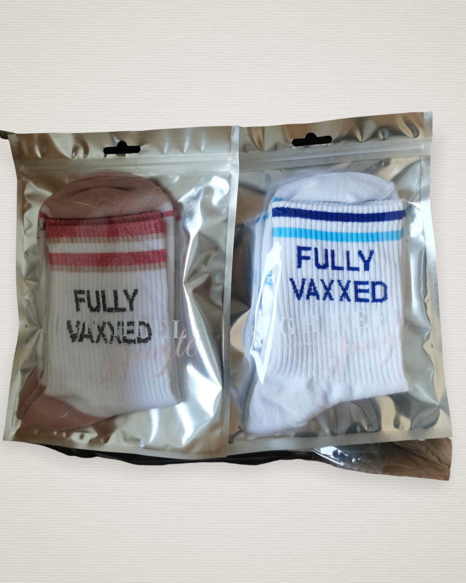 Fully Vaxxed Cotton Sock