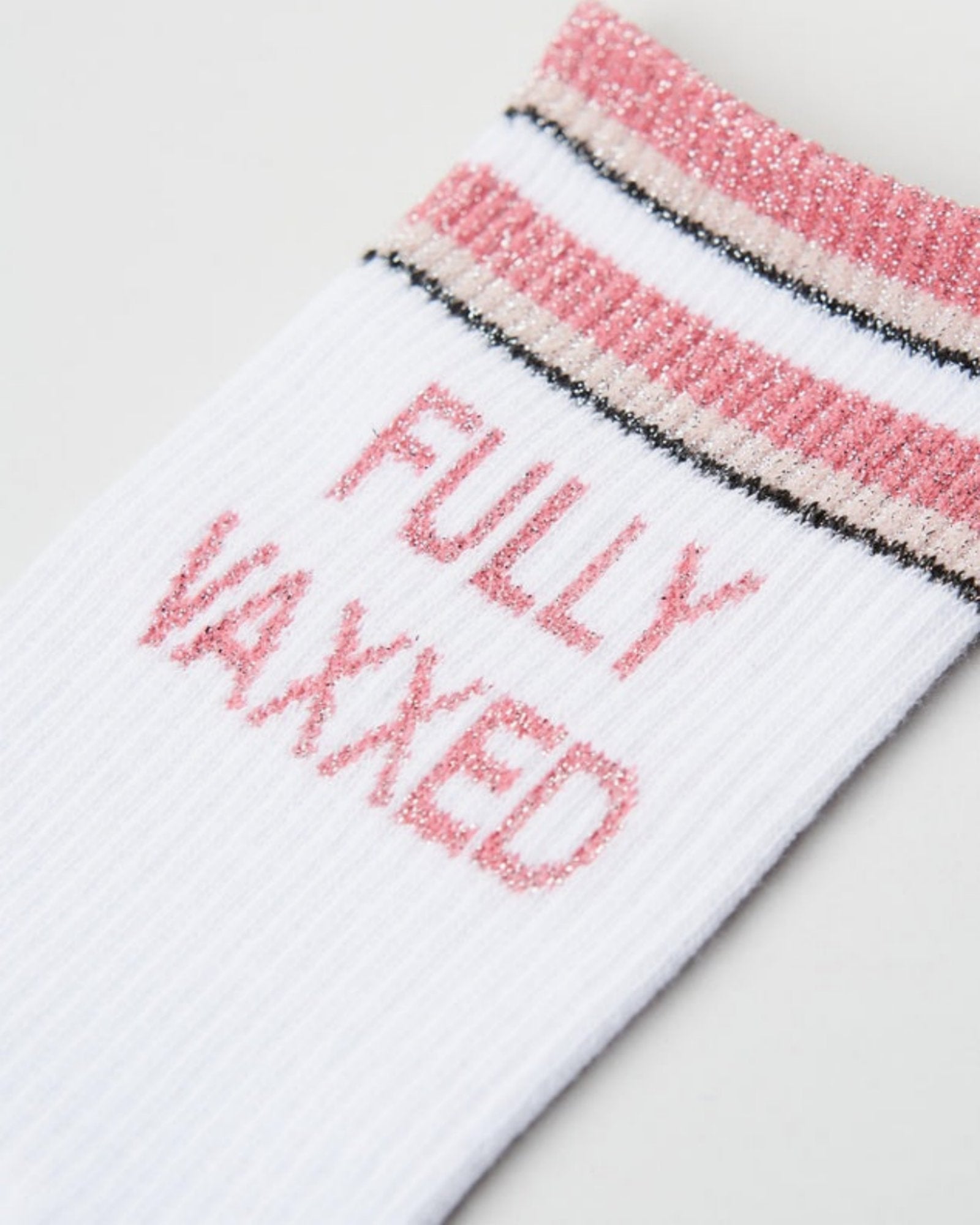 Fully Vaxxed Cotton Sock