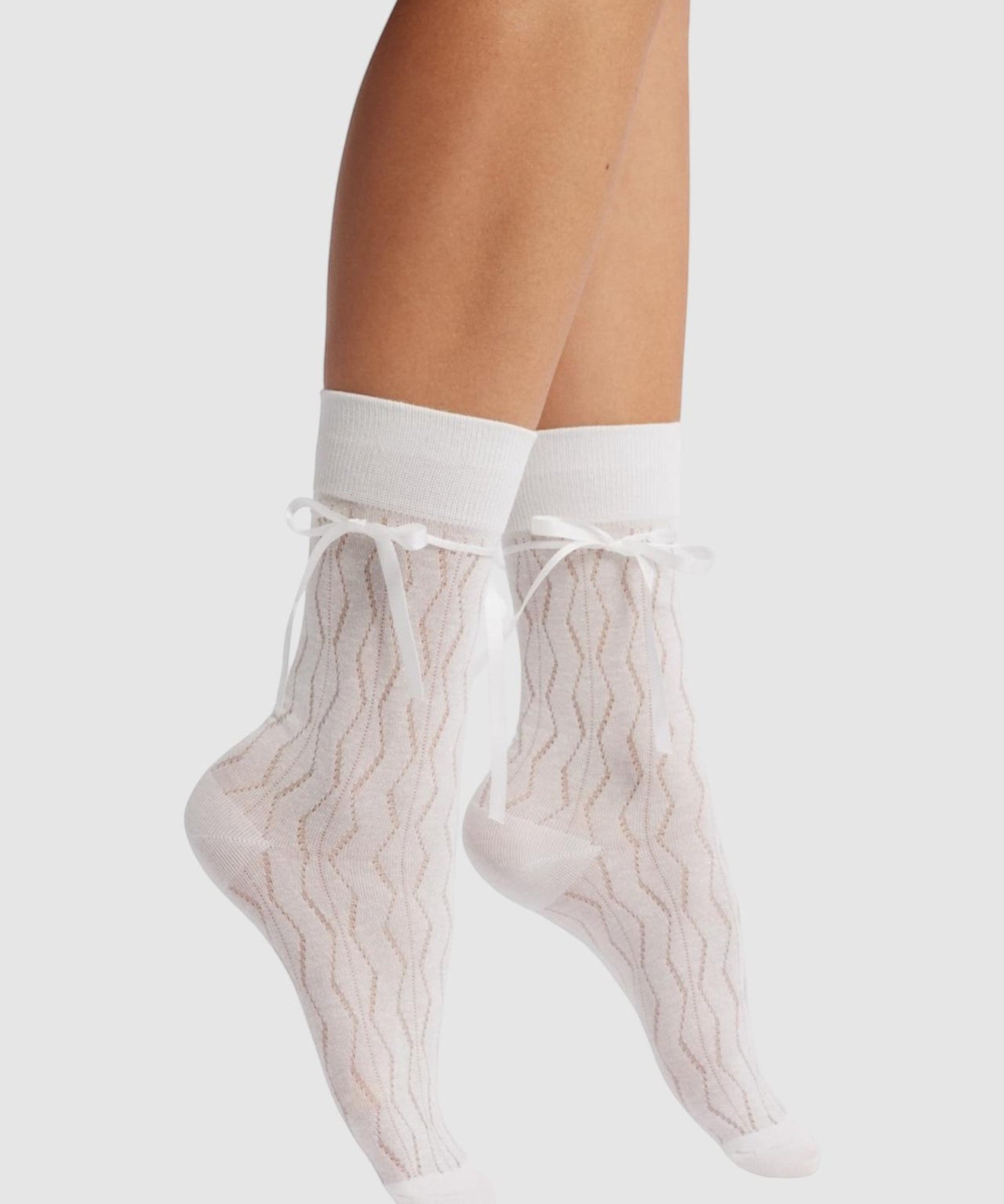 Bella Satin Bow Socks