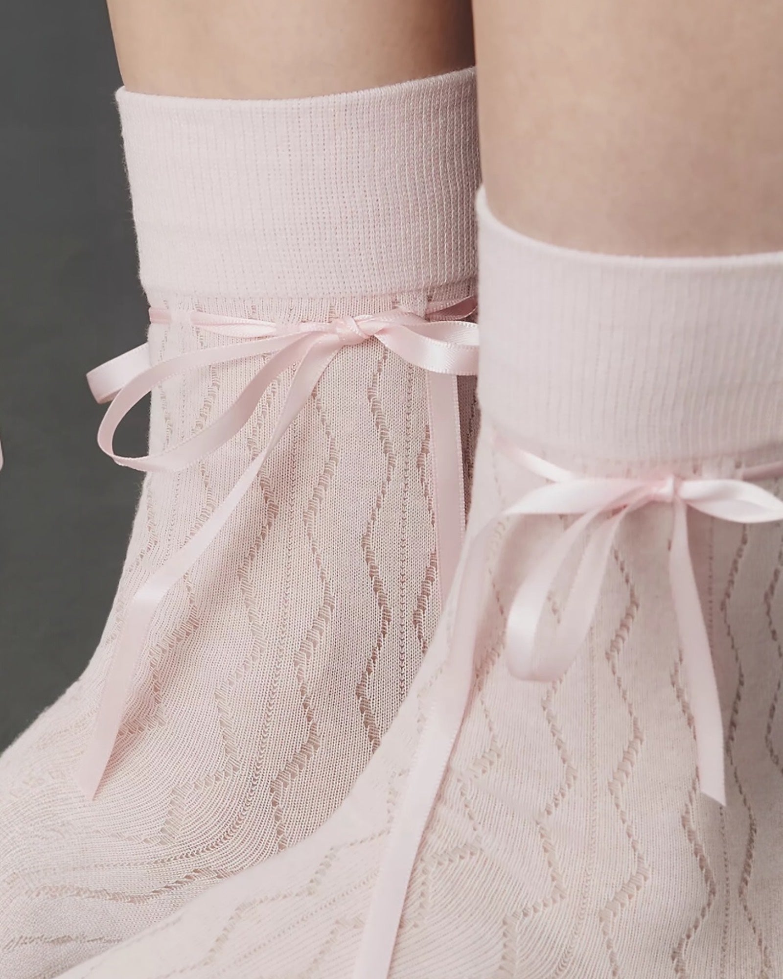 Bella Satin Bow Socks
