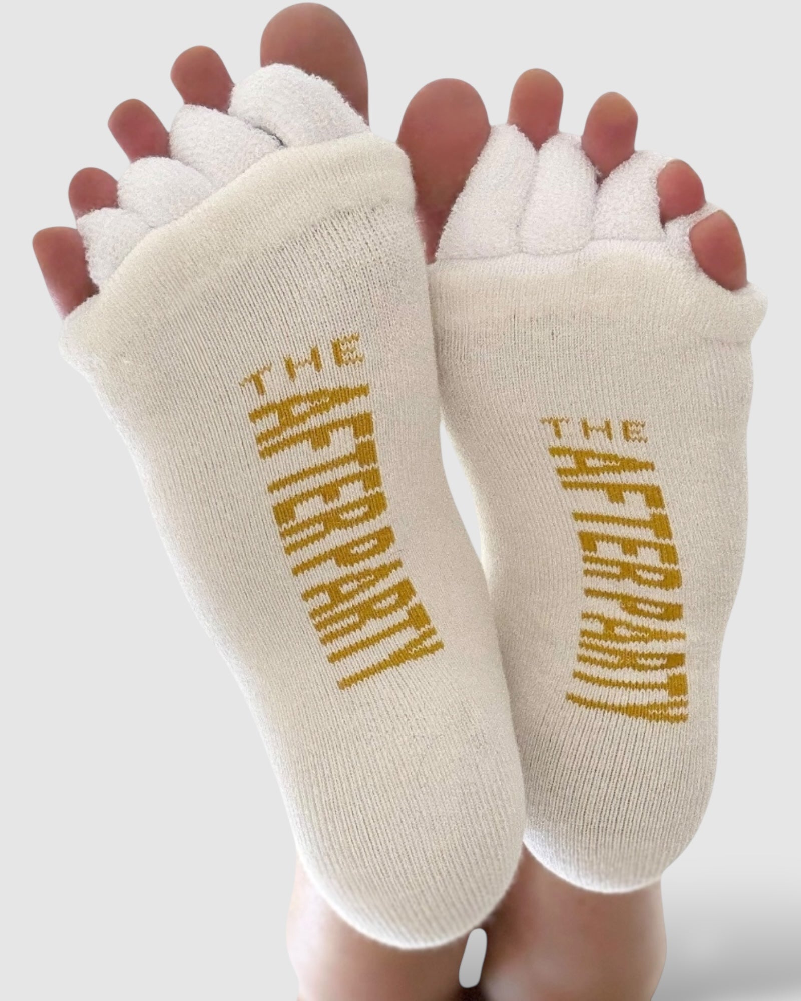 The After Party Silicon Gel Toe Separators & Foot Relief Alignment Socks - Value Bundle