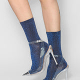 Glitterati Socks - Sapphire