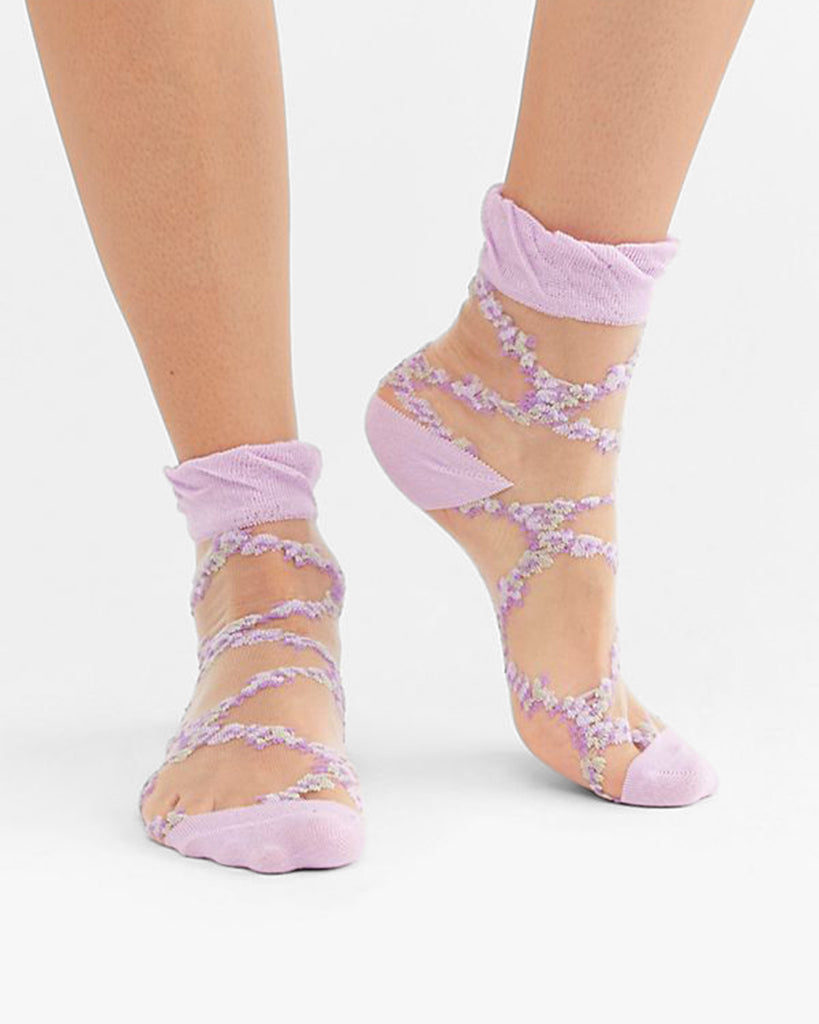 Flower Trellis Sock