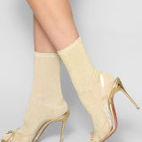 Glitterati Socks - Gold