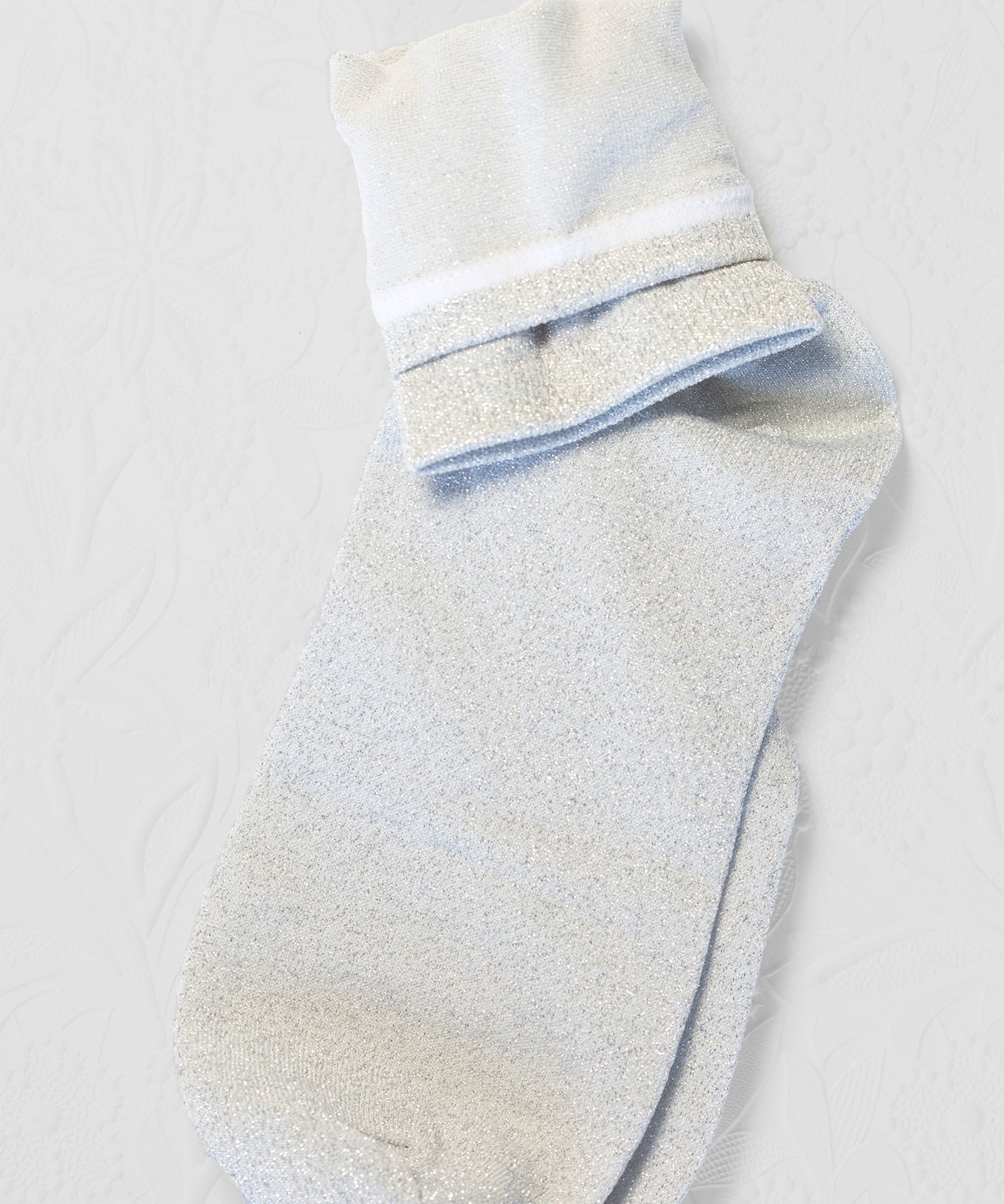 Glitterati Socks - Silver