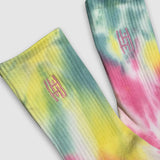 Tie Dye Scunchie and Sock Set - Multicolor