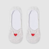 Secret Heart No-Show Sock - 3 Pack