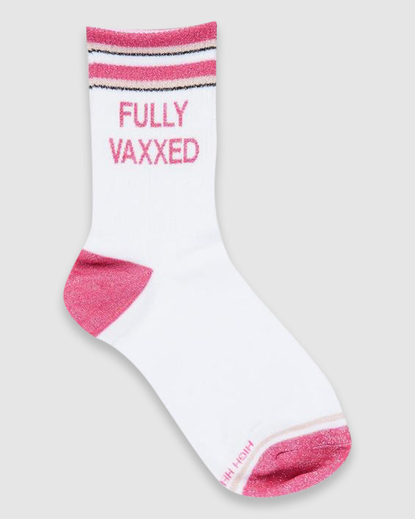 Fully Vaxxed Cotton Sock