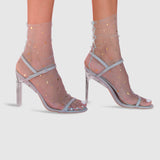 Twin Star Star and Moon Socks - 2 Pack Pink/Aqua