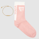 Horoscope Gold Anklet and Sock Set - Virgo