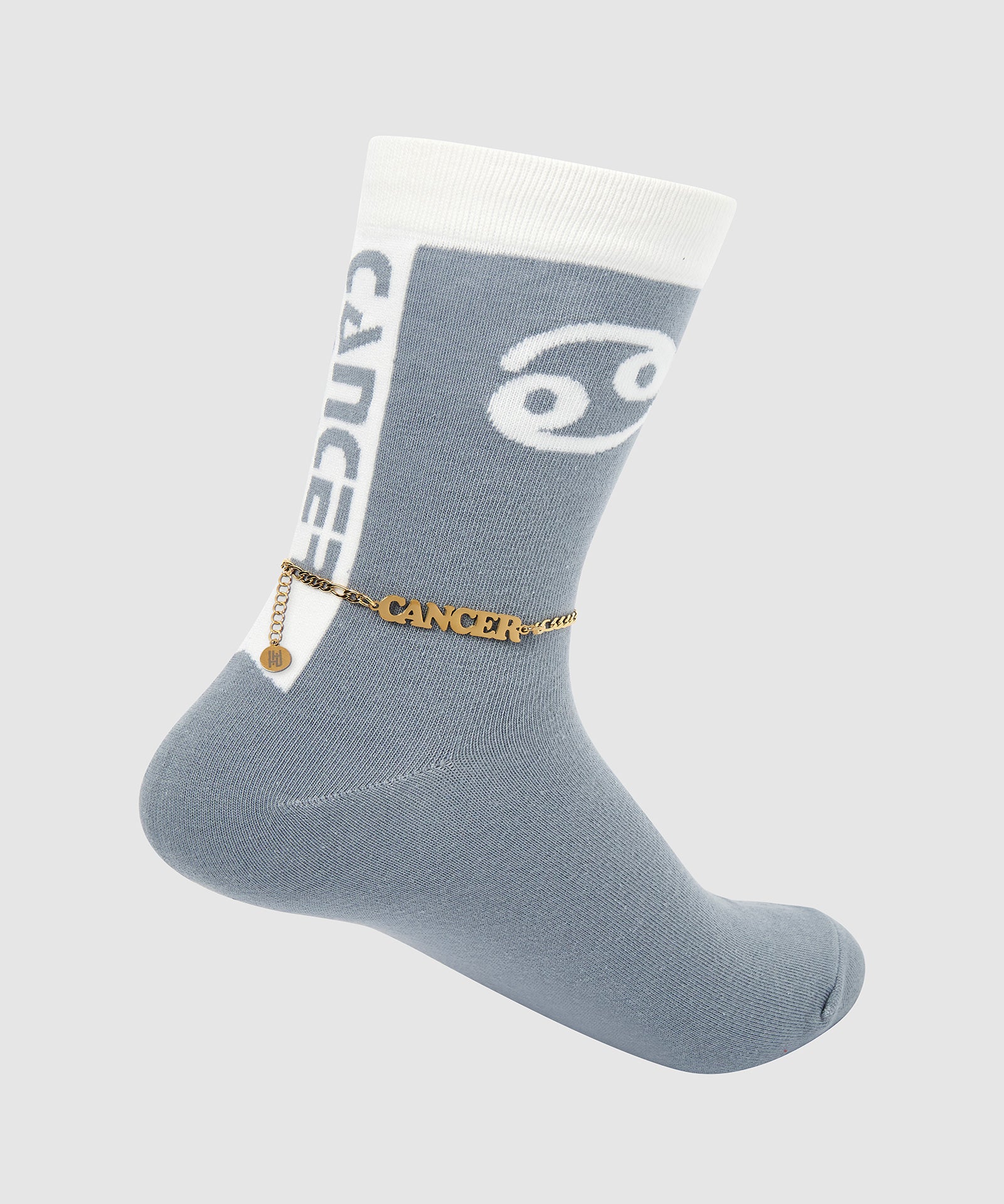 Horoscope Gold Anklet and Sock Set - Cancer
