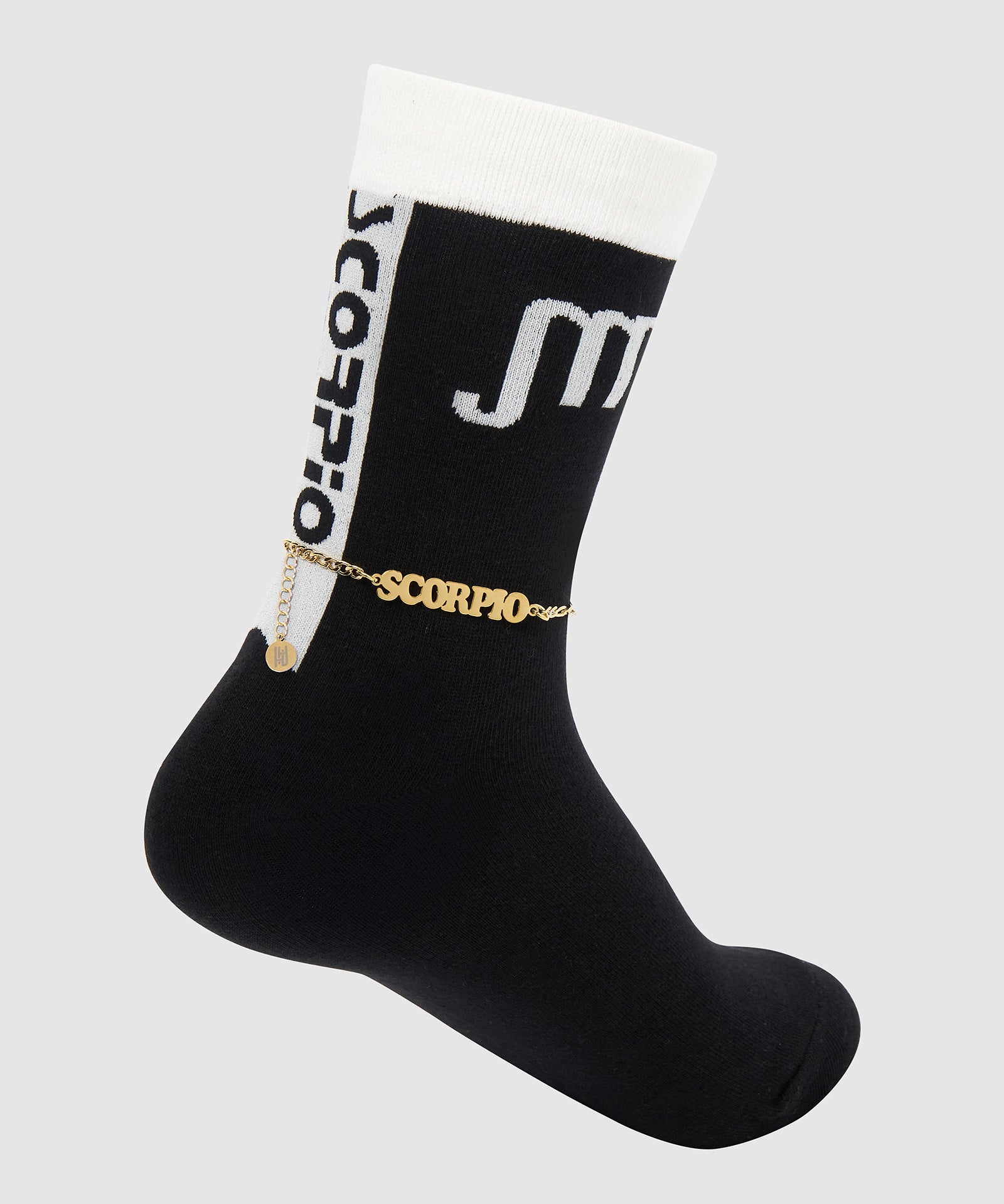 Horoscope Gold Anklet and Sock Set - Scorpio