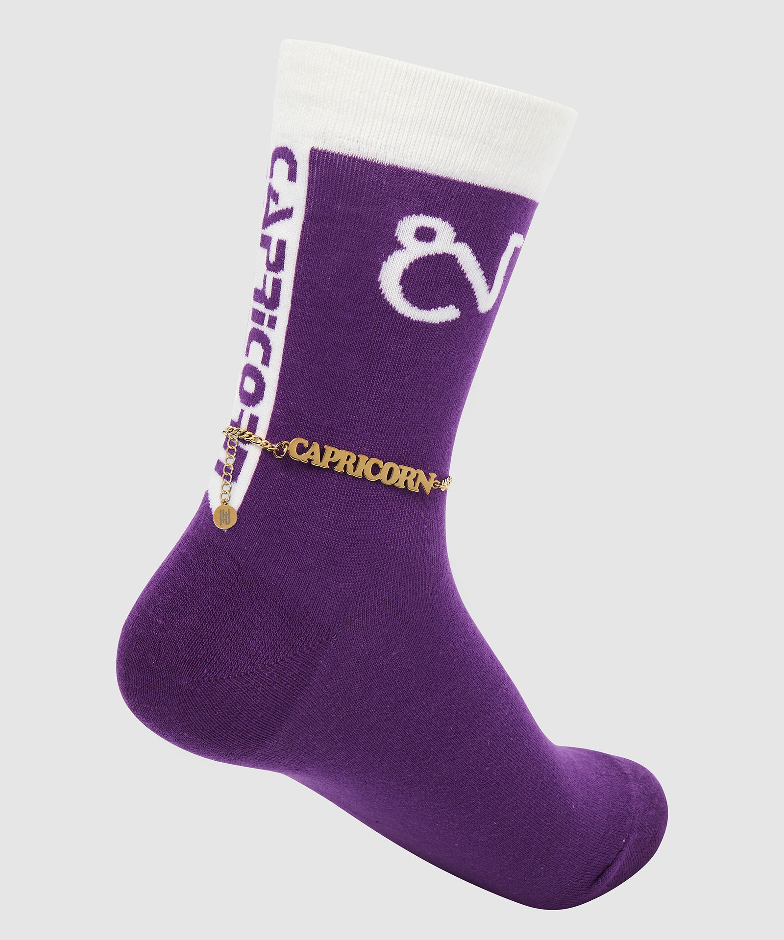 Horoscope Gold Anklet and Sock Set - Capricorn