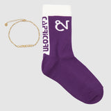 Horoscope Gold Anklet and Sock Set - Capricorn