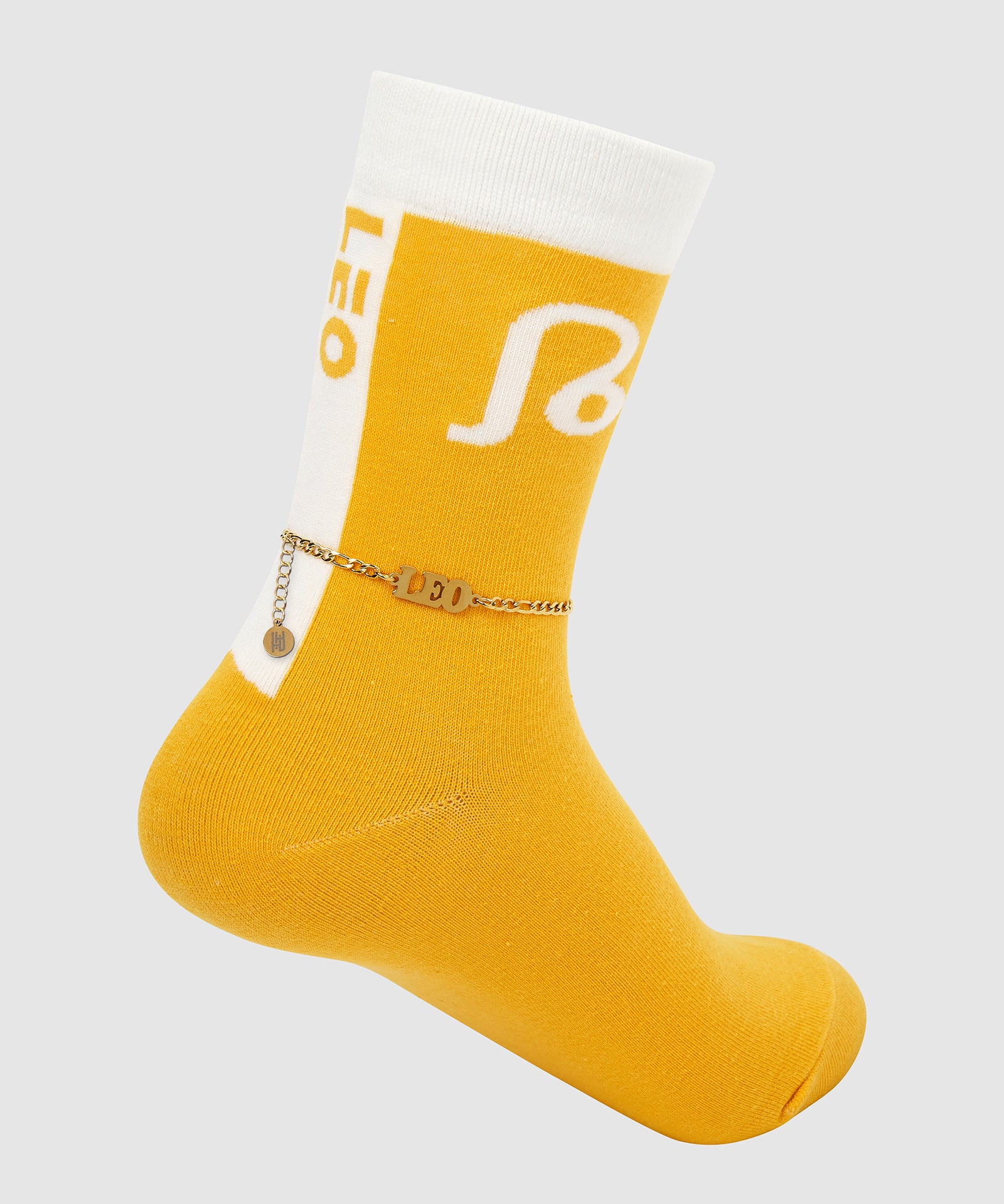 Horoscope Gold Anklet and Sock Set - Leo