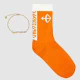 Horoscope Gold Anklet and Sock Set - Sagittarius