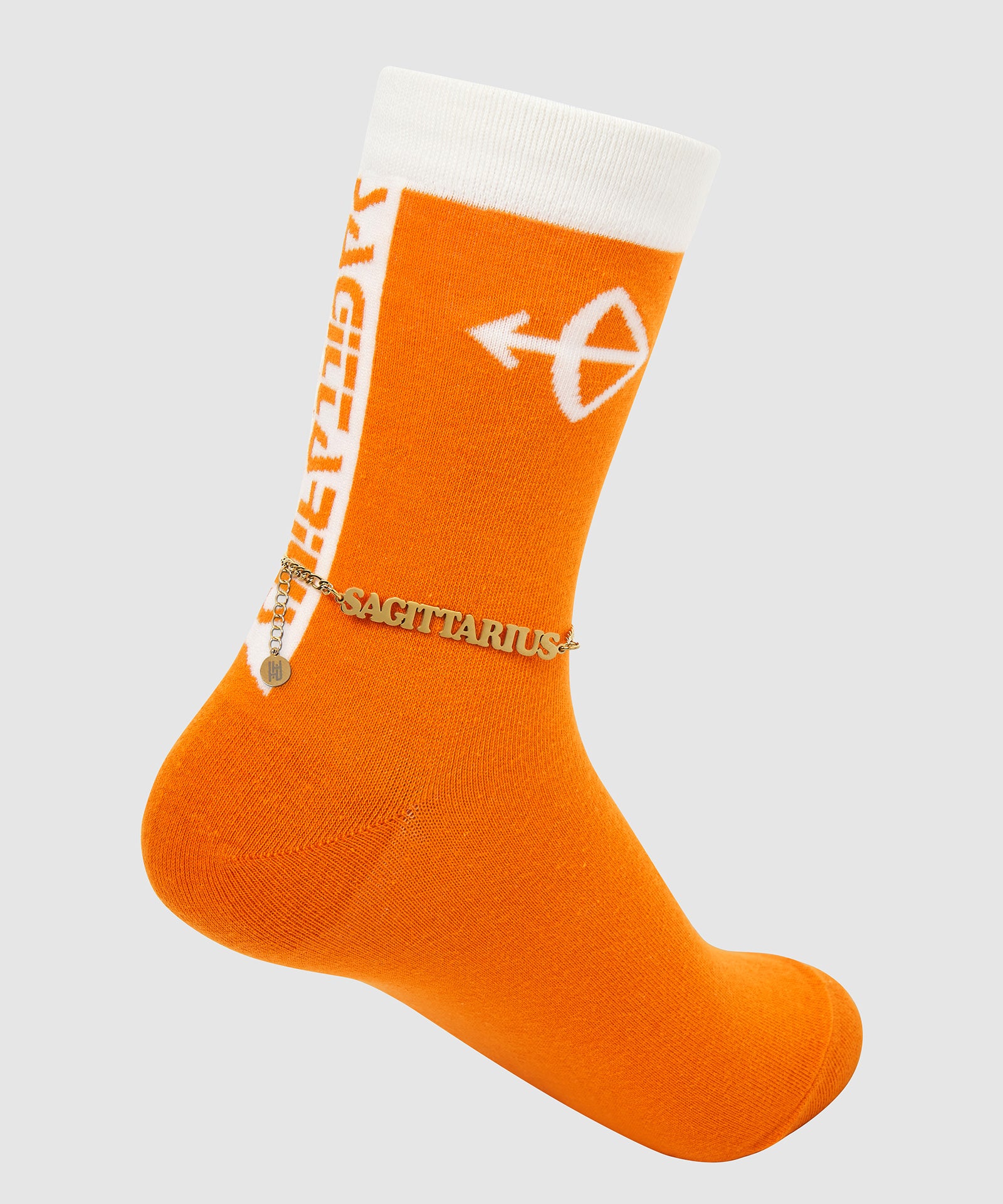Horoscope Gold Anklet and Sock Set - Sagittarius