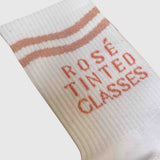 Rosé Tinted Glasses Sock