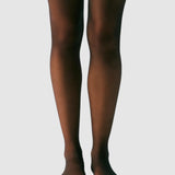 15 Denier Silky Slimming Sheer Tights - 2 Pack - Black