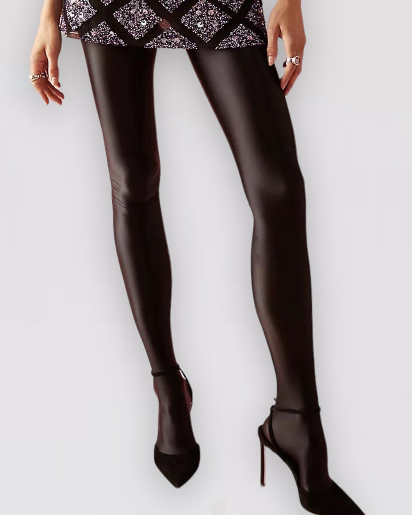 Strobed Glitter Fishnet Tights by High Heel Jungle Online, THE ICONIC