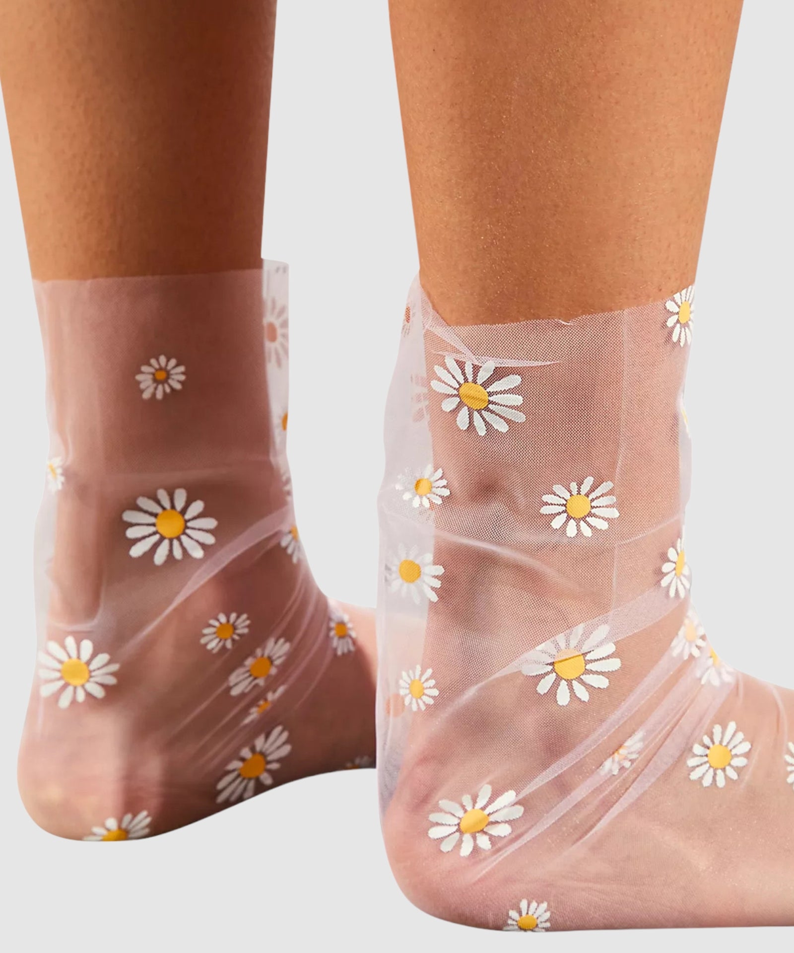 Daisy Tulle Socks - Pink