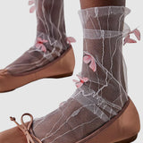Papillon Tulle Sock