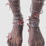 Papillon Tulle Sock