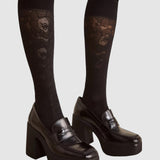 Maria Lace Socks - Black