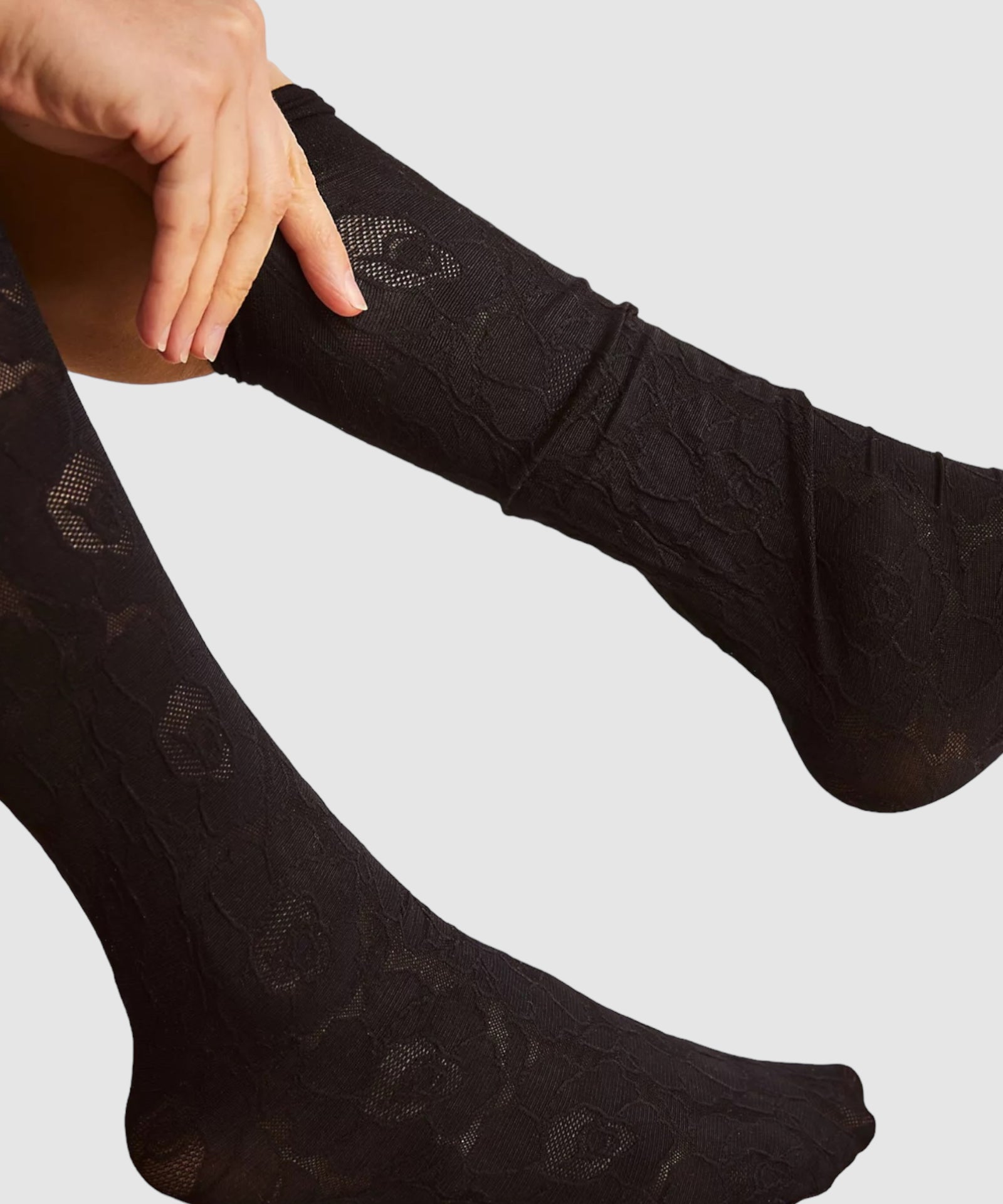 Maria Lace Socks - Black