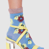 Garden Party Sock - Periwinkle