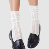 Lacy Days Sock - Ivory