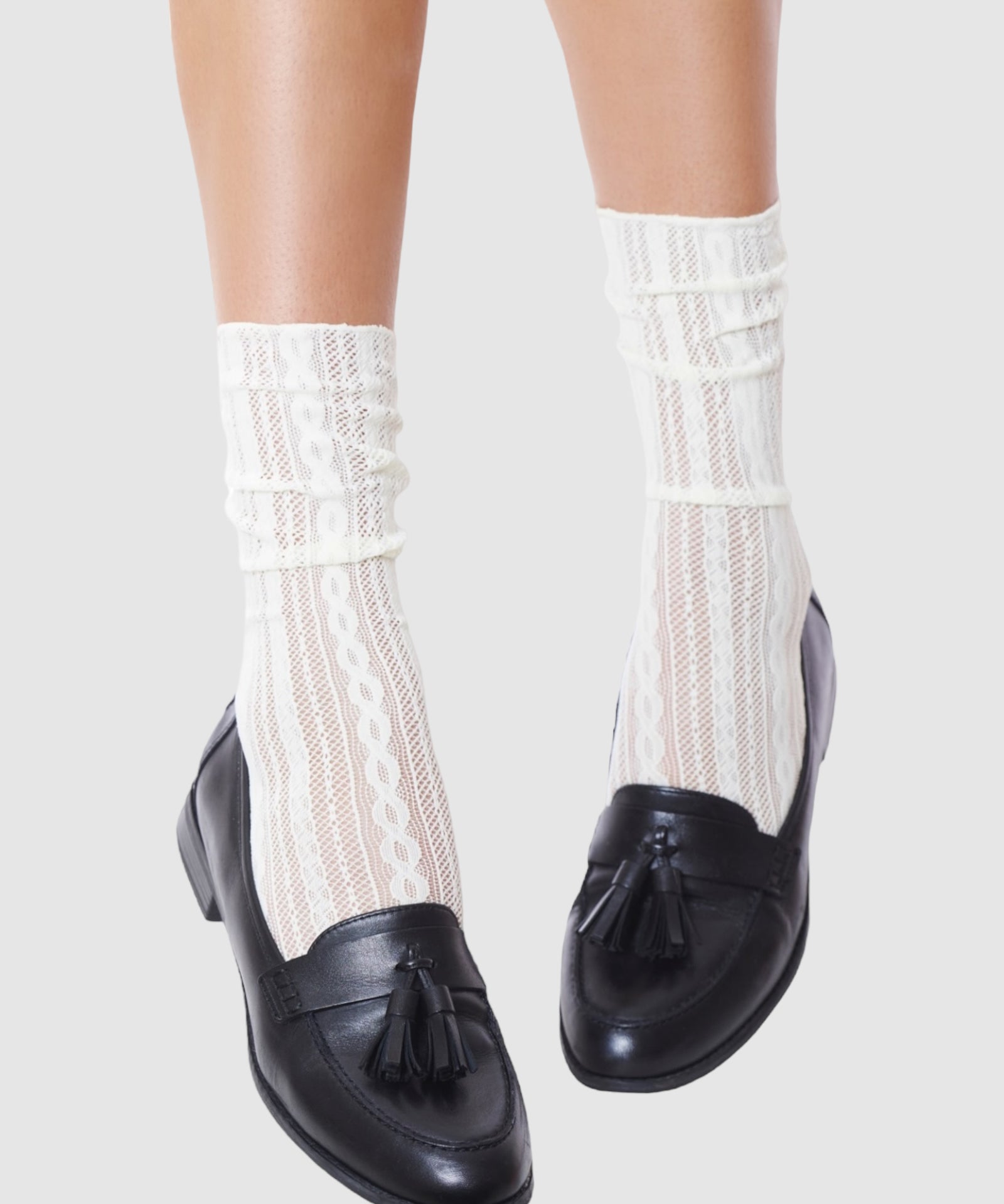 Lacy Days Sock - Ivory