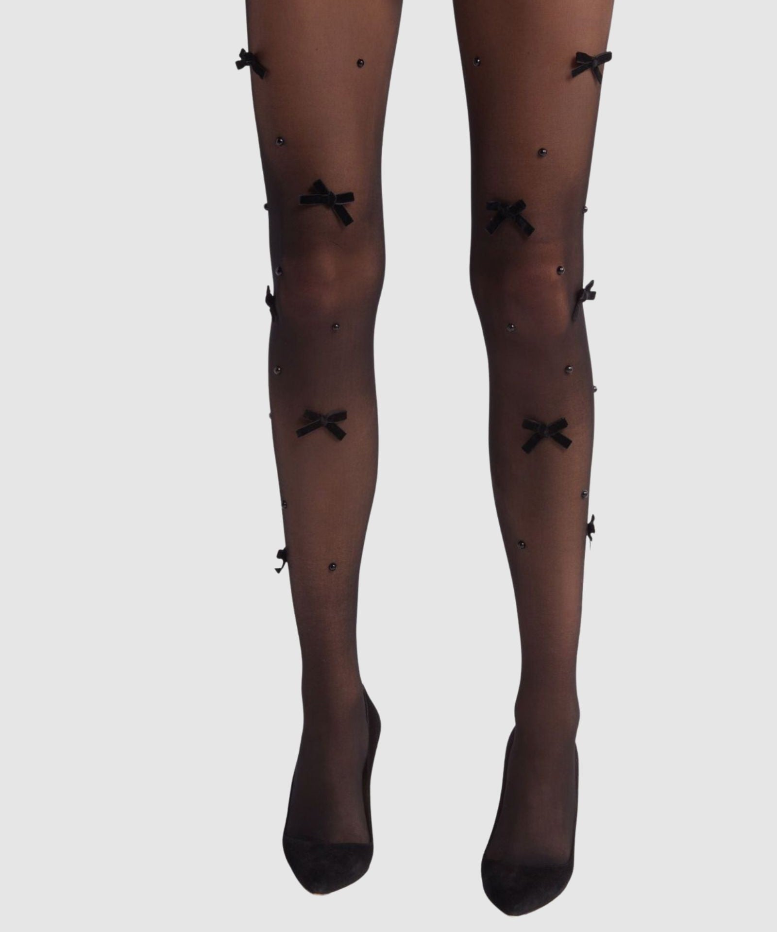 Velvet Bow Pearl Tight