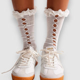 Wednesday Ruffle Sock