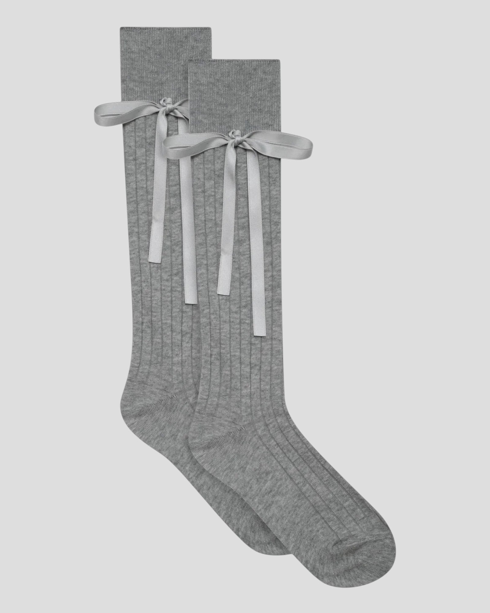 Prima Cotton With Satin Ribbon Socks