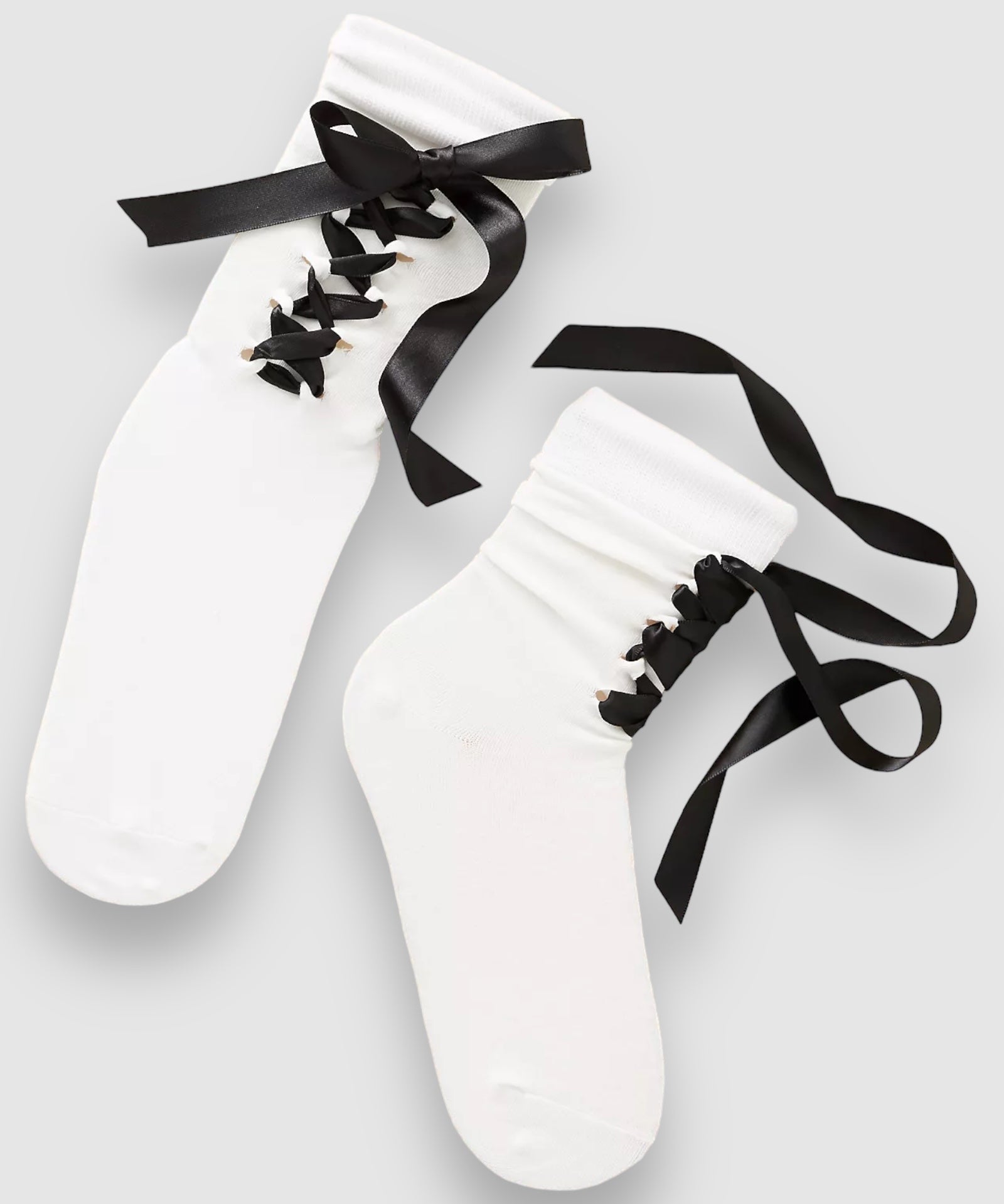 Gifted Satin Ribbon Sock